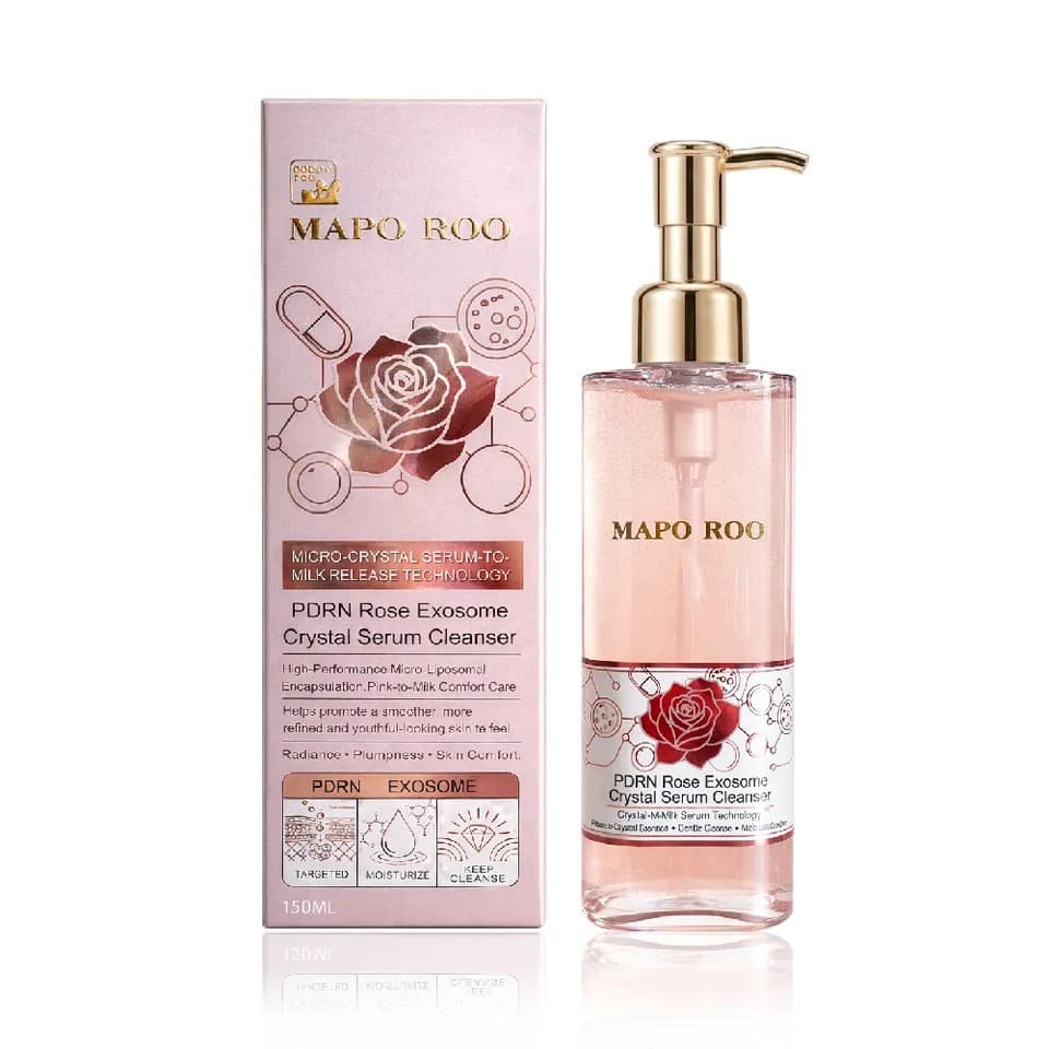 【MAPOROO】PDRN玫瑰外泌體微晶精華潔顏乳150ml|澳思萊 Auslife 臉部植萃保養