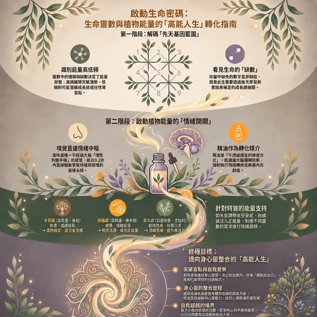 高能量的心理靈樹 四分類